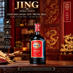 Rượu Dược Liệu JING 520ml Không Hộp - Dược Tửu Trung Hoa 35%vol - Dùng Gia Đình, Tiếp Khách
