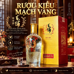 Rượu Kiều Mạch Vàng Mao Pu 500ml 42%vol - Tinh Hoa Thảo Bản, Quà Biếu Cao Cấp