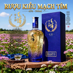 Rượu Kiều Mạch Tím Mao Pu 500ml 45% Alc - Tinh Hoa Ngũ Cốc, Quà Biếu Cao Cấp