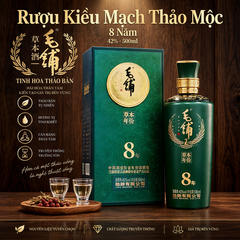 Rượu Kiều Mạch Thảo Mộc 8 Năm Mao Pu 42% 500ml - Tinh Hoa Thảo Bản, Ủ Truyền Thống