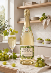 Nước Nho Có Ga Villa Romanio Úc - Sparkling Grape Juice Không Cồn 750ml - Vị Nho Đỏ / Nho Trắng