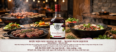 Rượu Mận Máu Hoàng Su Phì MẦM Craft Distillery 530ml 19% - Rượu Mận Hà Giang Thủ Công
