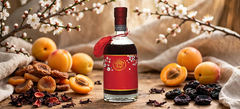 Rượu Xí Muội Spiced Apricot Liqueur 530ml - Rượu Mơ Ô Mai Atiso Ngâm Thủ Công - Quà Biếu Tết