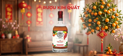 Rượu Kim Quất 530ml - Kumquat Liqueur - Rượu Quất Vàng Hưng Yên Ngâm Mật Ong Thủ Công - Quà Biếu Tết