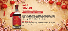 Rượu Xí Muội Spiced Apricot Liqueur 530ml - Rượu Mơ Ô Mai Atiso Ngâm Thủ Công - Quà Biếu Tết