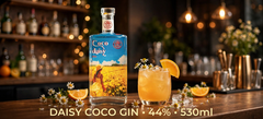 Rượu Daisy Coco Gin 44% 530ML - Gin Hoa Cúc Chi Đà Lạt - Craft Gin Thủ Công