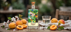 Rượu Mơ Eau De Vie D'Abricot 45% 530ML - Tinh Chất Mơ Mộc Châu - Rượu Mạnh Thủ Công