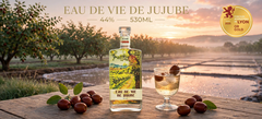 Rượu Táo Eau De Vie De Jujube 44% 530ML - Huy Chương Vàng Lyon 2025 - Táo Bàng La
