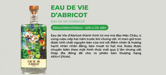 Rượu Mơ Eau De Vie D'Abricot 45% 530ML - Tinh Chất Mơ Mộc Châu - Rượu Mạnh Thủ Công