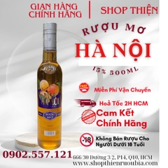 [Chính Hãng] Rượu Mơ Hà Nội Halico 500ml 15% - Thơm Ngọt Dịu Êm, Quà Tặng Sang Trọng