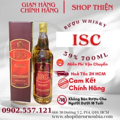 Rượu ISC WHISKY 39% 700ml