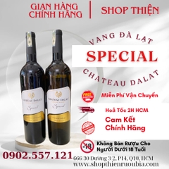 Rượu Vang Đà Lạt Chateau Dalat Special   12% 750ml