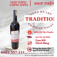 Rượu Vang Đà Lạt Chateau Dalat Tradition   12% 750ml