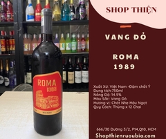 Vang Đỏ ROMA 1989 14.5% 750ml