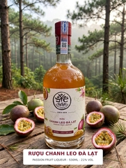 Rượu Chanh Leo Đà Lạt 530ML 21% - Passion Fruit Liqueur - MẦM Craft