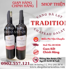 Rượu Vang Đà Lạt Chateau Dalat Tradition   12% 750ml