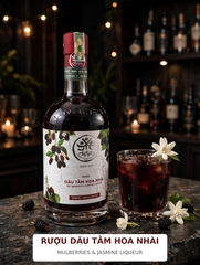 Rượu Dâu Tằm Hoa Nhài 530ML 16% - MẦM Craft Distillery - Mulberries & Jasmine Liqueur