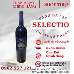 Vang Đà Lạt Chateau Dalat Selection Đỏ 12% 750ml