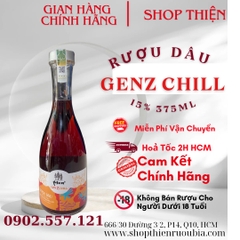 Rượu DÂU GENZ CHILL 15% 375ml