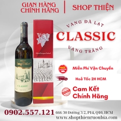 Rượu Vang Đà Lạt CLASSIC  12% 750ml