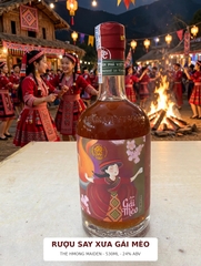 Rượu Táo Mèo Gái Mèo 530ML 24% - The Hmong Maiden - MẦM