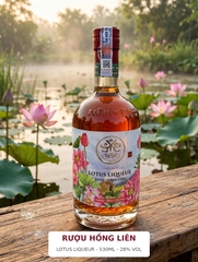 Rượu Hồng Liên 530ML 28% - Lotus Liqueur - MẦM Craft Distillery
