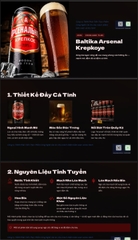 Thùng x 24 Lon Bia Nga Baltika Arsenal Krepkoye Strong Lager 7% - Lon 450ml