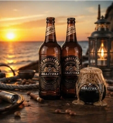 Thùng x 12 Chai Bia Baltika Russian Imperial Stout 8% - 440ml - Tinh Hoa Bia Đen Hoàng Gia Nga