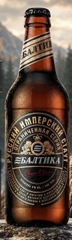 Thùng x 12 Chai Bia Baltika Russian Imperial Stout 8% - 440ml - Tinh Hoa Bia Đen Hoàng Gia Nga