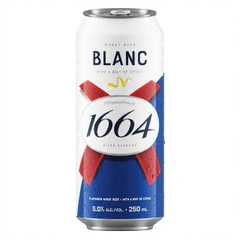 Bia 1664 Blanc 250ml Phiên Bản Walala Artist Edition - Thùng 24 Lon - Bia Lúa Mỳ Pháp 5%