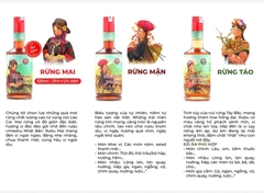 Rượu Rừng 530ml - Mầm Craft Distillery 20%-26% Vol - Rượu Đặc Sản Tây Bắc - Rượu Mận Rừng, Táo Mèo, Mơ Rừng, Mai Vàng, Rượu Trắng Gạo Nếp - 5 Vị