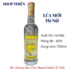 Rượu Lúa Mới Hà Nội 40% 700ml - Halico Chính Hãng