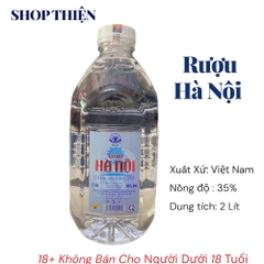 Rượu HÀ NỘI 2 Lít ( 30% -35%)
