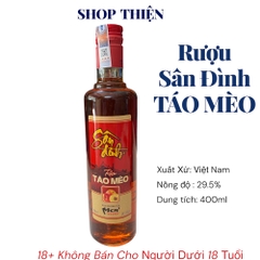 Rượu  Táo mèo SÂN ĐÌNH 29.5% 400ml-Shop Thiện