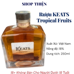 Rượu KEATS Tropical Fruits 18% - Chai 250ml | Rượu Trái Cây Nhiệt Đới - Shop Thiện