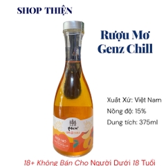 Rượu MƠ GENZ CHILL 15% 375ml