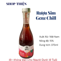 Rượu SIM GENZ CHILL 15% 375ml
