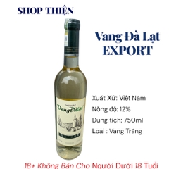 Vang Đà Lạt Export Ladofoods 750ml – Đủ Đỏ & Trắng | SHOP THIỆN
