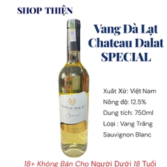 Vang Đà Lạt Chateau Dalat Special 750ml - Vang Đỏ & Vang Trắng