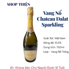 Rượu Vang Nổ Chateau Dalat Sparkling White Wine 750ml – Vang Nổ  Cao Cấp Đà Lạt