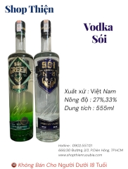 Vodka Sói GREEN 27.5% & Sói Direwolf 33% - 555ml - Shop Thiện