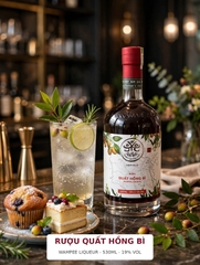 Rượu Quất Hồng Bì 530ML 19% - Wampee Liqueur - MẦM Craft