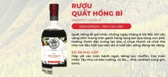 Rượu Quất Hồng Bì 530ML 19% - Wampee Liqueur - MẦM Craft