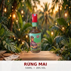 Rượu Rừng Mai 530ml 26% Vol -  Craft Distillery - Mai Rừng Lào Cai - Vị Umeshu Nhật Bản - Rượu Quả Đặc Sản Tây Bắc