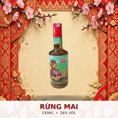 Rượu Rừng Mai 530ml 26% Vol -  Craft Distillery - Mai Rừng Lào Cai - Vị Umeshu Nhật Bản - Rượu Quả Đặc Sản Tây Bắc