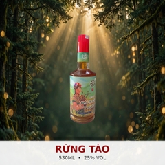 Rượu Rừng Táo 530ml 25% Vol - Mầm Craft Distillery - Táo Mèo Rừng Tây Bắc - Rượu Quả Đặc Sản - Vị Chát Ngọt Đậm