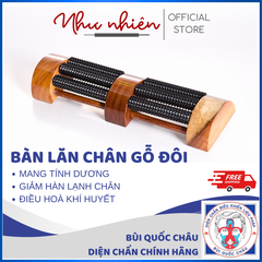 Bàn Lăn Chân Gỗ Đôi Dụng Cụ Diện Chẩn