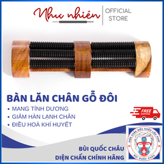 Bàn Lăn Chân Gỗ Đôi Dụng Cụ Diện Chẩn