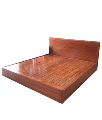 Giường 3 vai gỗ lát - MSP: G3VL80