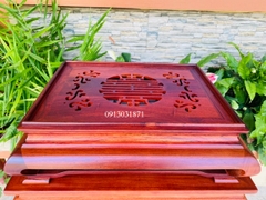 KHAY TRÀ GỖ HƯƠNG . MSP:KTGH170